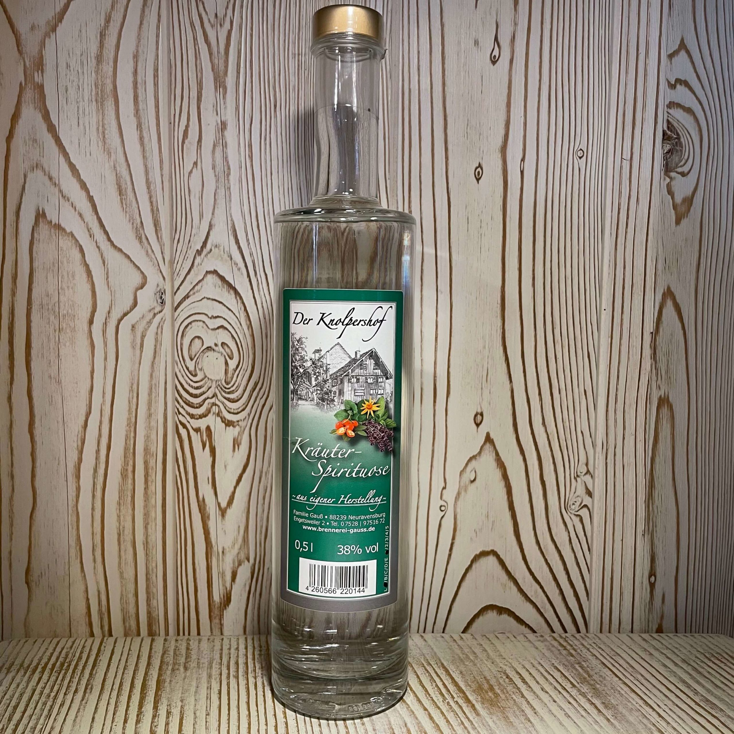 Kräuter Spirituose klar 500ml