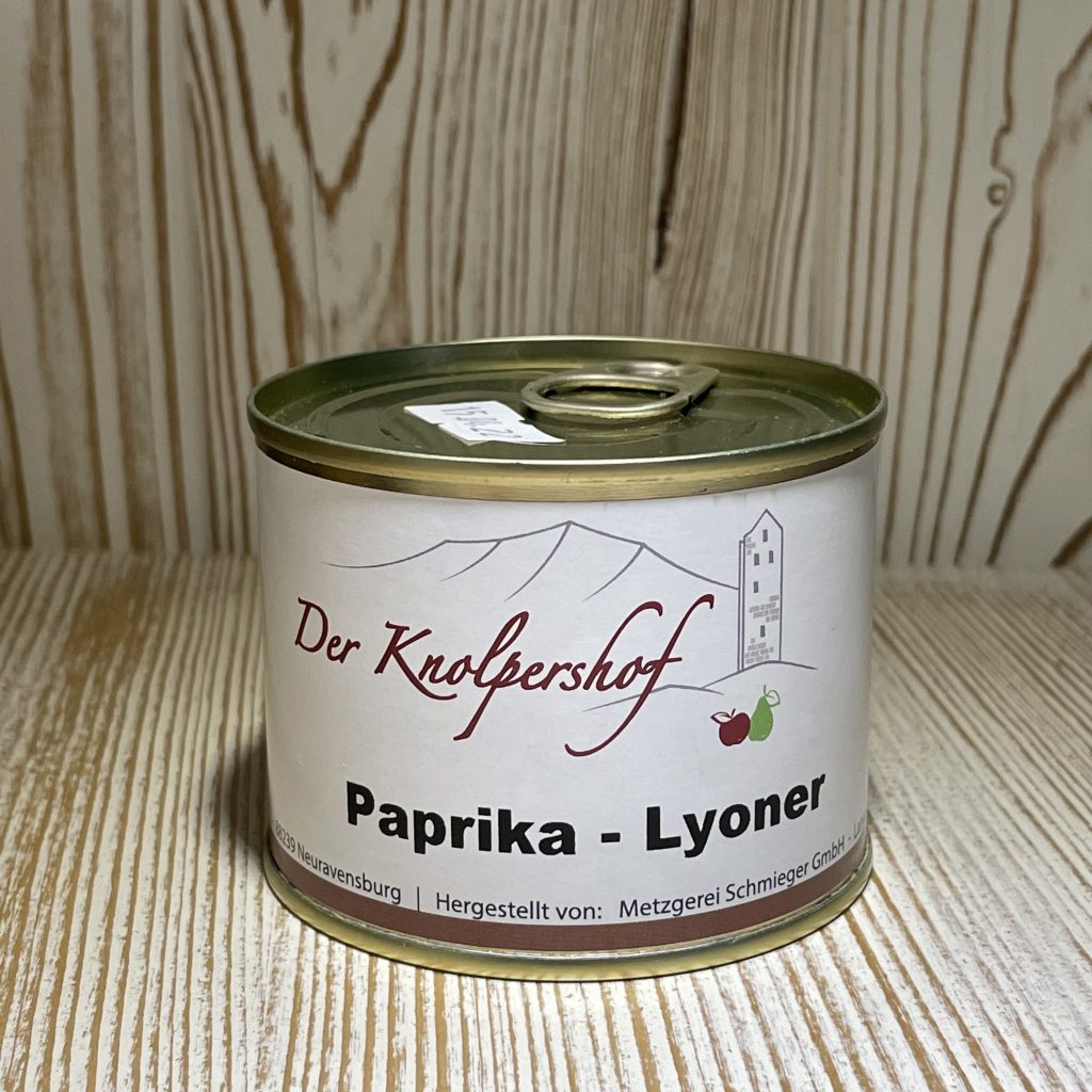 PaprikaLyoner 200g Zum Brennerwirt